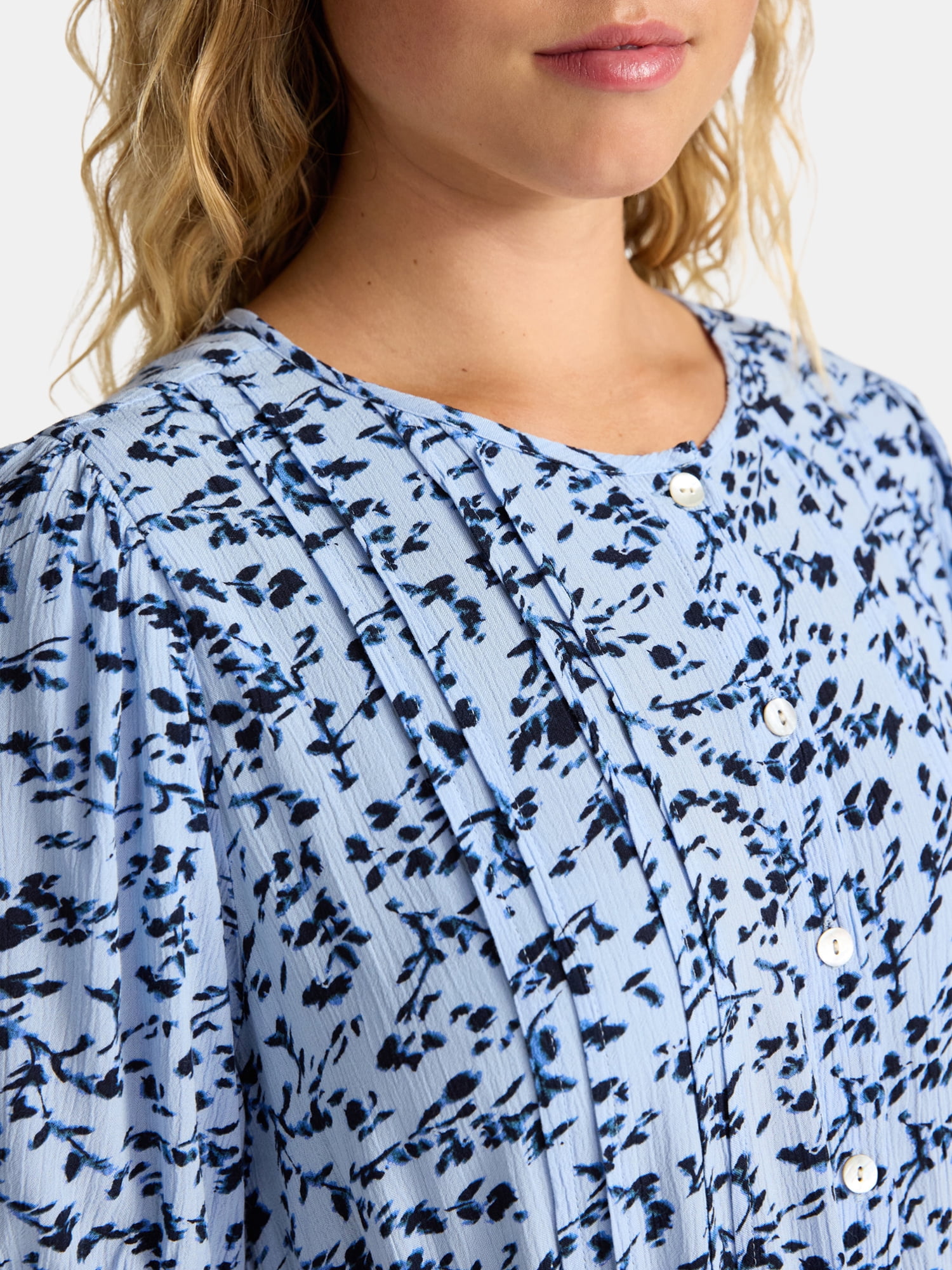 Women's Midi Shirtdress with Short Sleeves - Image 3